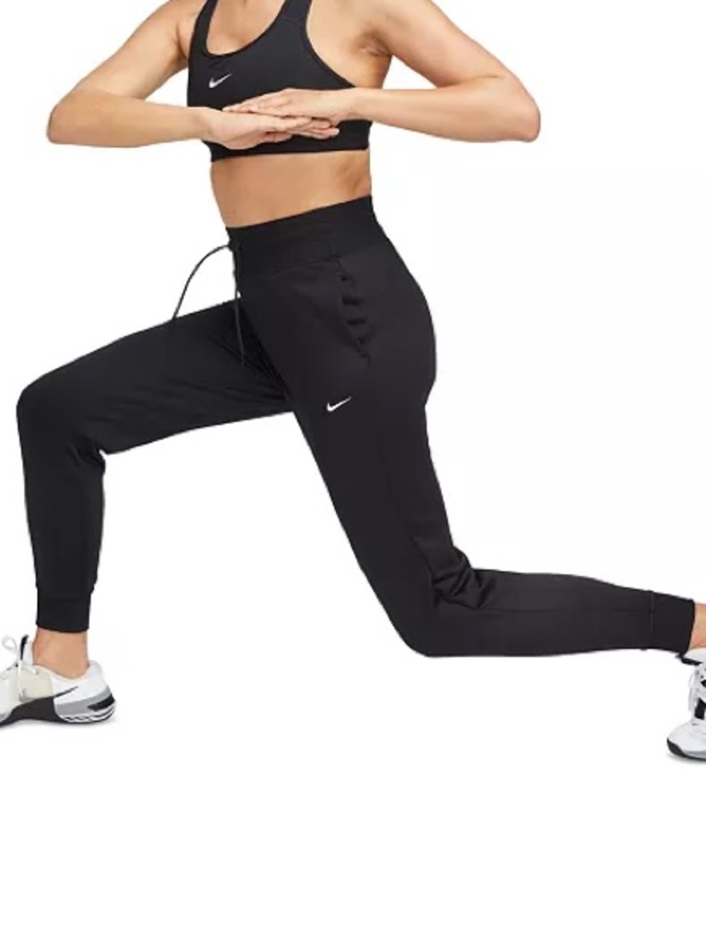 Nike NWT Black Standard Fit High Rise Joggers